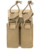 Nerki - Mil-Tec Ładownica Podwójna na Magazynek Pistoletowy z Tylnym Rzepem Ciemny Coyote - miniaturka - grafika 1