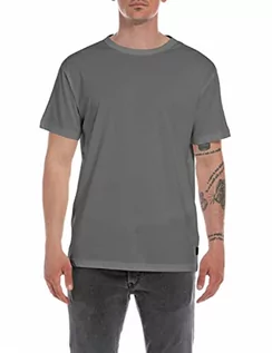 Koszulki męskie - Replay Męski T-shirt M6450, szary (Steel Grey), S, 319 Steel Grey, S - grafika 1