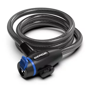 Gerda Zapięcie rowerowe GERDA Flex 1200 10S 120cm 10mm - Zabezpieczenia do roweru - miniaturka - grafika 1