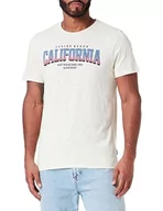 Koszulki męskie - Blend Męski T-shirt T-shirt, 120804/Cloud Cream, S, 120804/Cloud Cream, S - miniaturka - grafika 1