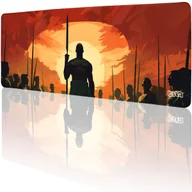 Podkładki pod mysz - PODKŁADKA GAMINGOWA Afrykańscy Wojownicy 80x30 TILT Gamingowa XXL Prezent - miniaturka - grafika 1