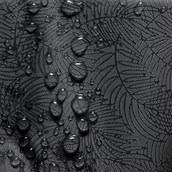 Obrusy i serwetki - Obrus Gaia Grafitowy Tłoczony Roślinny 40x120 AmeliaHome - TCLOTH/AH/GAIA/HMD/DARKGREY/40X120 - miniaturka - grafika 1