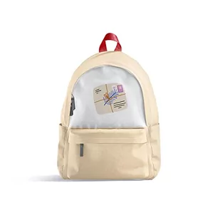 Bonamaison Unisex TRGCBP103843-R plecak, wielokolorowy, 43 x 30 cm - Plecaki - miniaturka - grafika 1