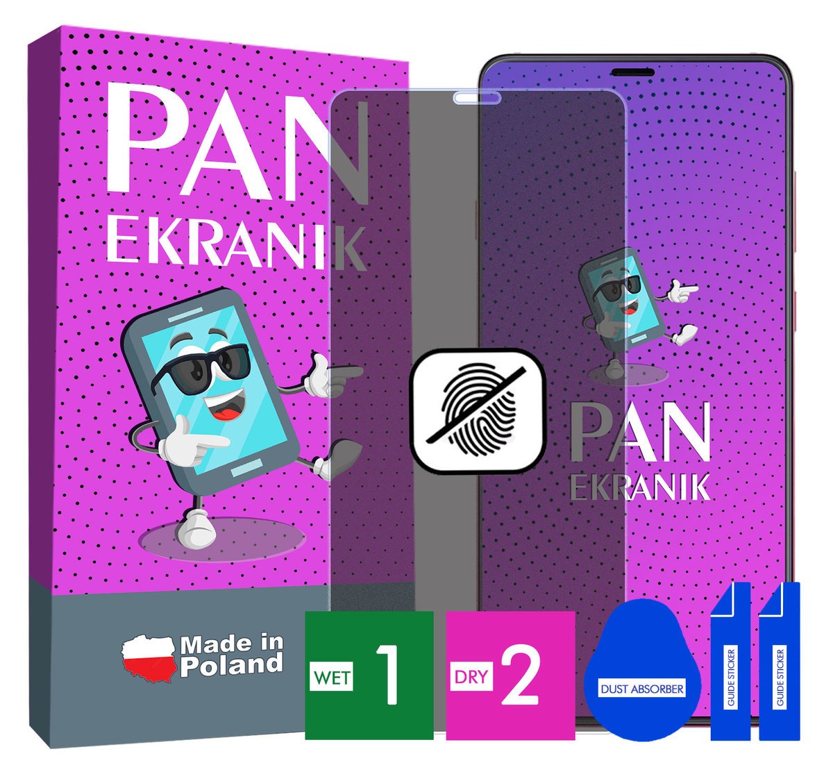 FOLIA 5D PRYWATYZUJĄCA MATOWA DO SAMSUNG GALAXY A9 2018 CAŁY EKRAN