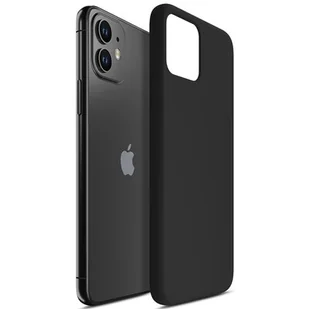 3mk Silicone Case do iPhone 11 czarny - Etui i futerały do telefonów - miniaturka - grafika 1