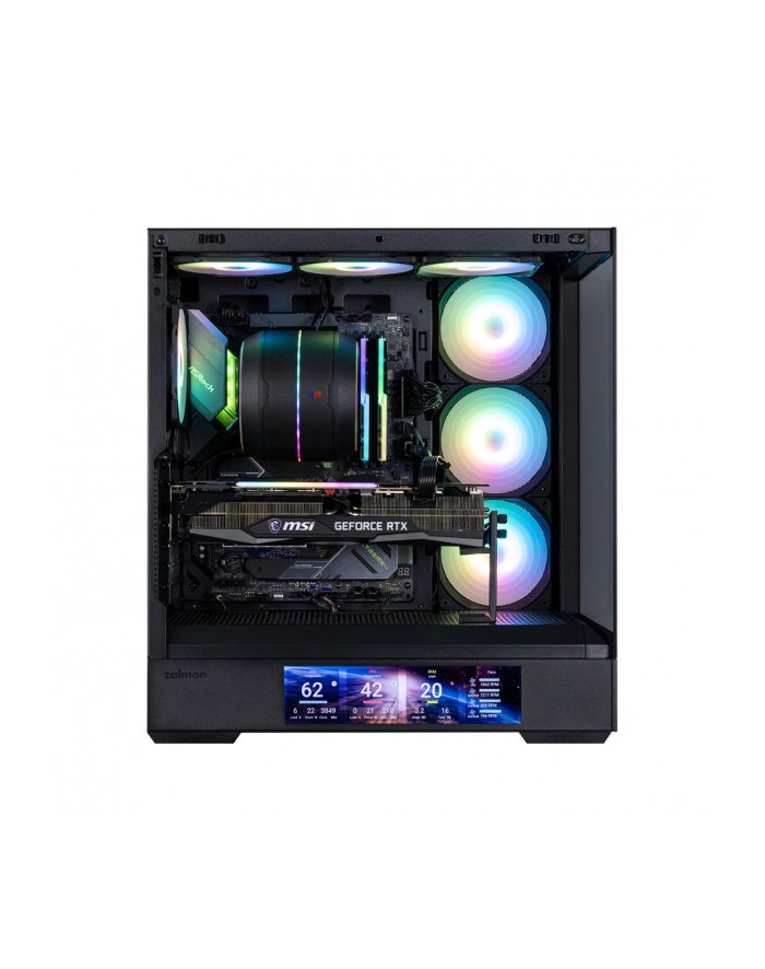 Zalman atx semi-tower box p40 ds czarny