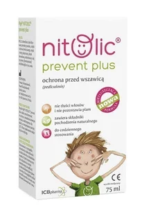 ICB PHARMA SP. J. ICB PHARMA SP J Pipi Nitolic Prevent Plus Spray Ochrona przed wszawicą Spray 75 ml - Problemy skórne - miniaturka - grafika 1