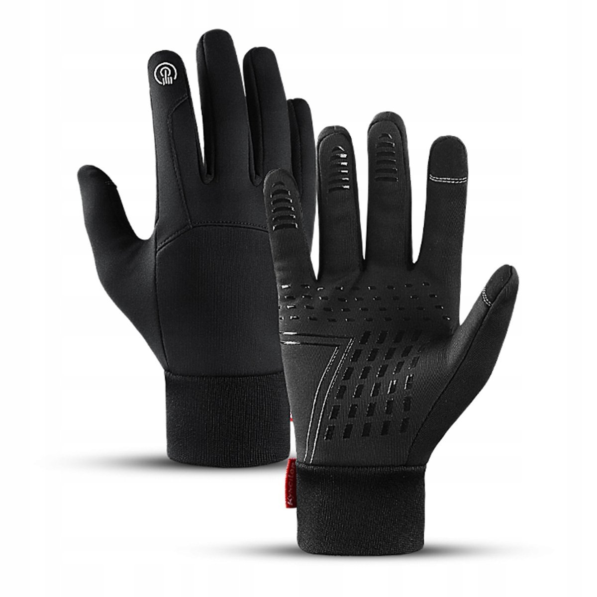 RĘKAWICZKI ROWEROWE KOLARSKIE ZIMOWE CIEPŁE ANTYPOŚLIZGOWE NA ROWER DOTYK M