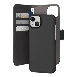Etui PURO Wallet Detachable 2w1 do Apple iPhone 15 Plus Czarny - Etui i futerały do telefonów - miniaturka - grafika 1
