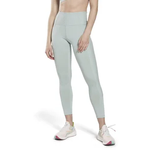 Damskie legginsy z wysokim stanem w prążki Reebok - Spodnie sportowe damskie - miniaturka - grafika 1