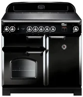 Kuchenki gazowo-elektryczne - Kuchnia z płytą indukcyjną FALCON Classic 100 Czarny chrom - miniaturka - grafika 1