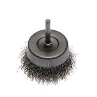 Akcesoria do elektronarzędzi - Most Szczotka doczołowa z trzpieniem stal 6 mm śr. 100 mm - miniaturka - grafika 1