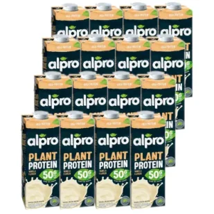 Alpro Napój sojowy wysokobiałkowy Waniliowy Zestaw 16 x 1 l - Napoje roślinne - miniaturka - grafika 1