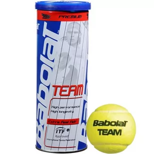 Babolat, Piłki do tenisa ziemnego, Team, 3 szt. - Tenis ziemny - miniaturka - grafika 1