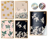 Zeszyty szkolne - Inter-druk Zeszyt A5 60k kratka Metallic Satin Gold 10251 - miniaturka - grafika 1