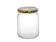 Pojemniki kuchenne - Fl1 SŁOIKI 500ML Z NAKRĘTKĄ NADRUK 6SZT NEW 3ZV-KPL-S0.45/6NN_N - miniaturka - grafika 1