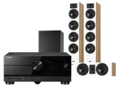 Kino domowe - Yamaha RX-A8A (czarny) + Diva 6 + 7 (dąb) + BASSO 880 (czarny) - miniaturka - grafika 1