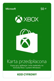 Microsoft Doładowanie Xbox Live 50 PLN - Kody i doładowania cyfrowe - miniaturka - grafika 1