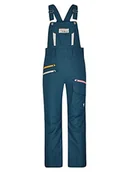 Spodnie narciarskie - Ziener Dziewczęce spodnie narciarskie Aileen-BIB spodnie narciarskie, spodnie śniegowe, szelki, wodoszczelne, ciepłe, hale Navy stru, 116 - miniaturka - grafika 1