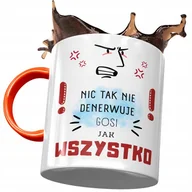 Kubki - Kubek Pomarańczowy Dla Gosi Żony Przyjaciółki z Nadrukiem ze Zdjęciem + Opakowanie na prezent (wzór 02) - miniaturka - grafika 1