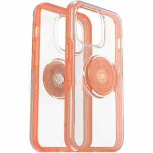 Otterbox Etui Otter + Pop Symmetry Clear do iPhone 13, pomarańczowa brokatowa ramka - Etui i futerały do telefonów - miniaturka - grafika 1