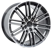 Felgi aluminiowe - 4 FELGI ALUMINIOWE 1274 20 5x130 MB - polerowane + czarny - miniaturka - grafika 1