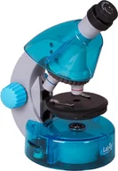 Mikroskopy i lupy - Mikroskopas Levenhuk LabZZ M101 Azure 40x-640x - miniaturka - grafika 1