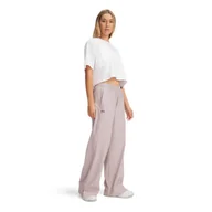 Spodnie damskie - Damskie spodnie treningowe Under Armour Armoursport Wide Leg Pant - różowe - miniaturka - grafika 1
