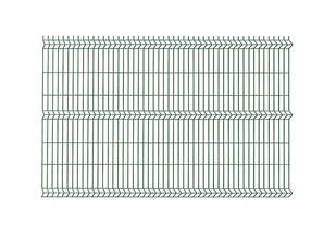 Panel ogrodzeniowy 3D zielony, 123x250 cm, oczko 50x200 mm, drut 4 mm - Ogrodzenia - miniaturka - grafika 1