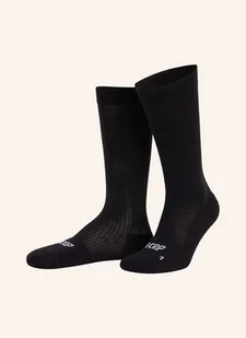 Cep Skarpety Flight Compression – Tall Z Wełną Merino schwarz - Skarpetki damskie - miniaturka - grafika 1