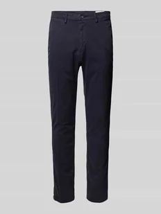 Chinosy o kroju slim fit z wpuszczanymi kieszeniami - Spodnie męskie - miniaturka - grafika 1