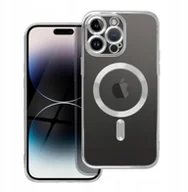 Etui i futerały do telefonów - Futerał ELECTRO MAG COVER kompatybilny z MagSafe do IPHONE 16 Pro srebrny - miniaturka - grafika 1
