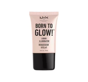 NYX Professional MakeUp Professional MakeUp Born To Glow Liquid Illuminator rozświetlacz do twarzy 18ml 65971-uniw - Pudry do twarzy - miniaturka - grafika 1