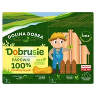 Kiełbasa i wędliny - Dolina Dobra Dobrusie Parówki 100 % polskiej szynki 160 g (2 x 80 g) - miniaturka - grafika 1