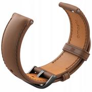 Akcesoria do smartwatchy - Amazfit Oryginalny Skórzany Pasek Strap Leather Series - Classsic Edition Light Brown 20Mm Gts 2 3 4 - miniaturka - grafika 1