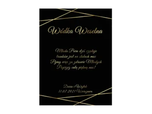 Etykiety personalizowane na butelkę z Wódką Weselną - 9 szt. - Wesele i ślub - miniaturka - grafika 1