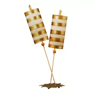 Lampy stojące - Elstead Lighting Nettle Luxe Gold Table Lamp FB/NETTLELUXG/TL Elstead lampa stołowa abażurowa stylowa FB/NETTLELUXG/TL) - miniaturka - grafika 1