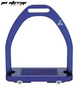 Akcesoria jeździeckie - JIN STIRRUP Strzemiona młodzieżowe JOKER niebieskie - miniaturka - grafika 1