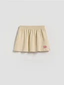 Sukienki i spódniczki dla dziewczynek - Reserved - Dzianinowa spódnica z wiskozą - kremowy - miniaturka - grafika 1