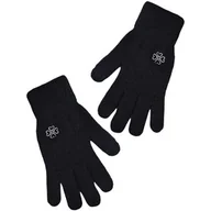 Rękawiczki dla dzieci - Dotykowe puszyste rękawiczki dla dziewczynki Noviti RZ019-G-01 Czarne - miniaturka - grafika 1