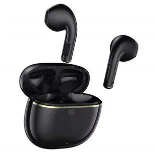Alogy Earphones BT Bluetooth 5.2 HiFi Stereo z etui PowerBank Czarne - Słuchawki - miniaturka - grafika 1
