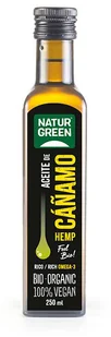 Olej konopny Naturgreen Aceite Canamo 250 ml (8437011502148) - Olej spożywczy - miniaturka - grafika 1