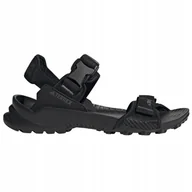 Sandały męskie - Sandały sportowe męskie adidas Terrex Hydroterra ID4269 czarne 47 - miniaturka - grafika 1