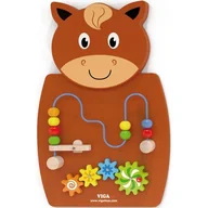 Zabawki sensoryczne - VIGA Układanka panel ścienny - Konik V50678 - miniaturka - grafika 1