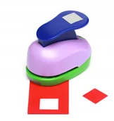 Scrapbooking - Dziurkacz ozdobny do papieru 2,5 cm Kwadrat - miniaturka - grafika 1