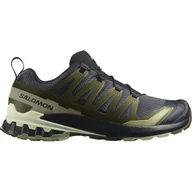 Buty trekkingowe męskie - Męskie buty do biegania Salomon XA Pro 3D V9 India Ink/Olive Night/Aloe Wash  UK 8 - miniaturka - grafika 1