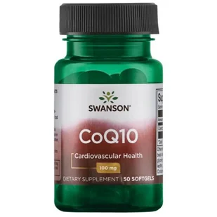 SWANSON Koenzym Q10 100 mg 50 kaps. - Serce i układ krążenia - miniaturka - grafika 1