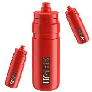 Elite Bidon Elite FLY czerwony, bordowa grafika, 750ml - Shakery i bidony sportowe - miniaturka - grafika 1