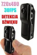 Minikamery i aparaty szpiegowskie - Szpiegowski Mikro-Rejestrator (wielkości kciuka) Nagrywaj. Obraz/Dźwięk + Detekcja Dźwięku + Akces.. - miniaturka - grafika 1