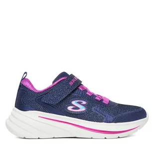 Sneakersy Skechers Wave 92 303557L NVY Granatowy - Buty dla dziewczynek - miniaturka - grafika 1